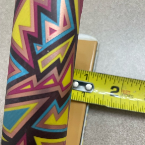 CHI Air Flat Iron Adjustable Temperature Control Decorative Design Pink Teal - Picture 9 of 9